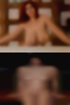 Average build naked woman